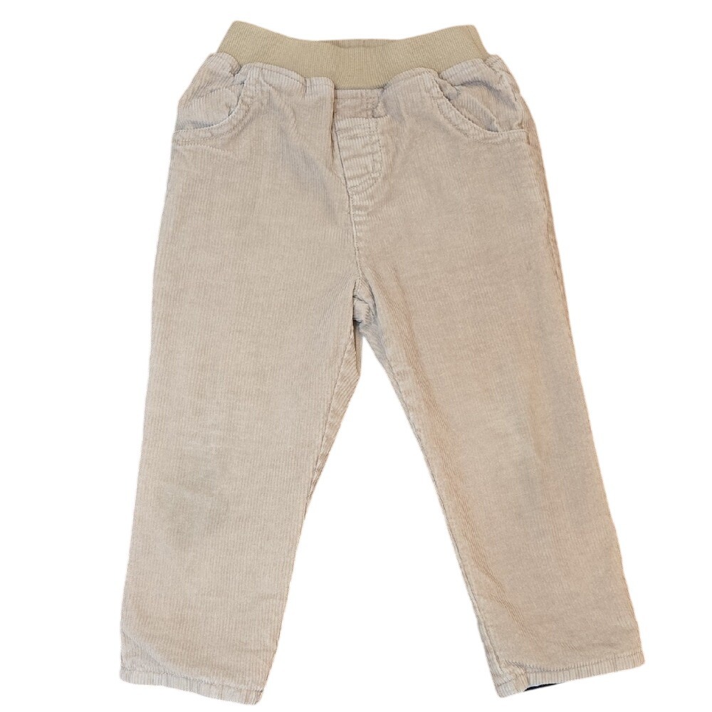 Jojo Maman Bebe Boy's Corduroy Tan Camel Pants w Pockets 18-24 Months